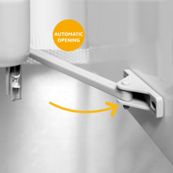 Poubelle de recyclage pour fixation inférieure et extraction automatique dans caisson de cuisine 1x16litres 2x7 - 5litres - Pla - EMUCA