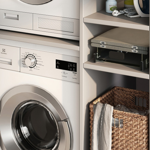 Iron 2 Planche à repasser -  Acier et Bois -  pliante et coulissante pour meuble Iron 2 - EMUCA