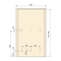 Poubelle de recyclage Recycle pour cuisine - 35 L - fixation par le bas et extraction manuelle - Plastique gris antracite - EMUCA