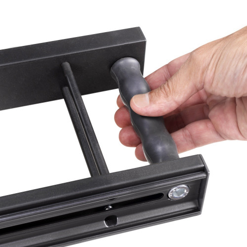 Planche à repasser pliante et planche à repasser coulissante pour meubles. Modèle : Iron Alu -  Aluminium -  Gris Anthracite - EMUCA