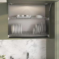 Égouttoir Suprastar pour module -  700 -  Acier -  Chromé - EMUCA