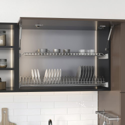 Égouttoir Suprastar pour module -  800 -  Acier -  Chromé - EMUCA