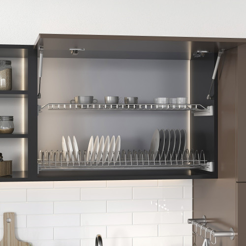 Égouttoir Suprastar pour module -  800 -  Acier -  Chromé - EMUCA