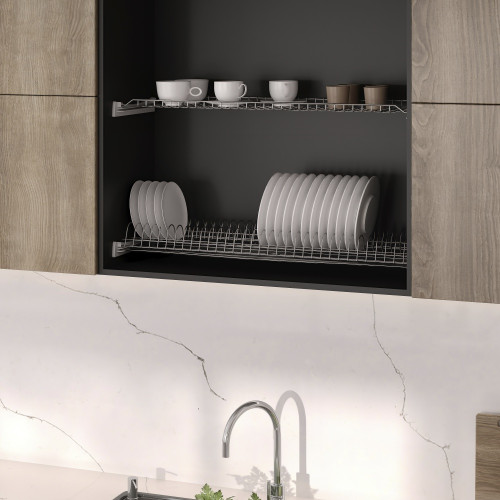 Égouttoir Suprastar pour module -  900 -  Acier -  Chromé - EMUCA