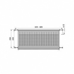 Égouttoir acier inoxydable Drynox -  module 700mm -  acier inoxydable - EMUCA