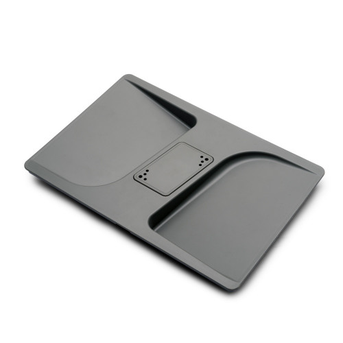 Poubelles pour tiroir de cuisine Recycle avec couvercle anti-odeurs -  Hauteur 216mm -  1x12litres -  Plastique gris anthracite - EMUCA