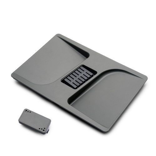 Poubelles pour tiroir de cuisine Recycle avec couvercle anti-odeurs -  Hauteur 266 -  3x15litres -  2x7litres -  Plastique gris  - EMUCA