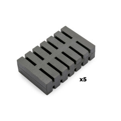 Lot de 5 pastilles anti-odeurs pour couvercle de conteneur Recycle - Odeur de citron - Plastique - EMUCA