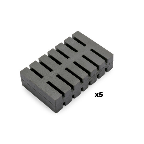 Lot de 5 pastilles anti-odeurs pour couvercle de conteneur Recycle -  Odeur de citron -  Plastique - EMUCA