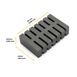 Lot de 5 pastilles anti-odeurs pour couvercle de conteneur Recycle - Odeur de citron - Plastique - EMUCA