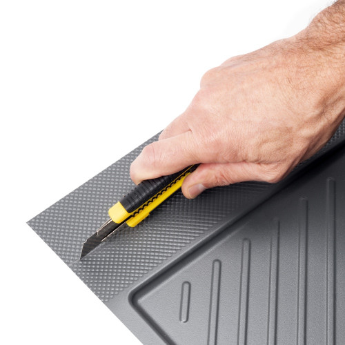 Protecteurs fond pour la cuisine Sink -  M90 -  867x580mm -  épaisseur de la planchet 16mm -  découpable -  Plastique -  Gris an - EMUCA