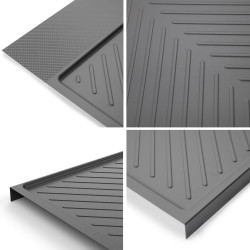 Protecteurs fond pour la cuisine Sink - M100 - 967x580mm - épaisseur de la planchet 16mm - découpable - Plastique - Gris a - EMUCA