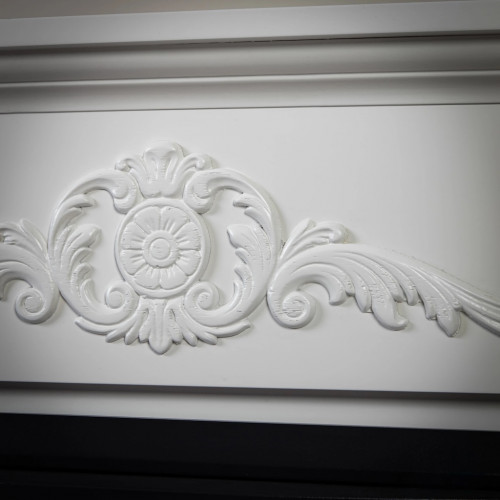 Cheminée électrique - Puglia - 1800 W avec effet flamme réaliste, chauffage 17 à 27 °C - Bluetooth Wi-Fi - DLC Home