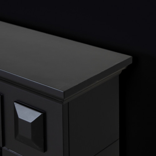 Cheminée électrique - Vernazza - 1800 W avec effet flamme réaliste, chauffage 17 à 27 °C - Bluetooth Wi-Fi - DLC Home