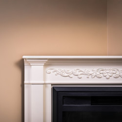 Cheminée électrique - Torino - 1800 W avec effet flamme réaliste, chauffage 17 à 27 °C - Bluetooth Wi-Fi - DLC Home