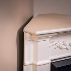 Cheminée électrique - Torino - 1800 W avec effet flamme réaliste, chauffage 17 à 27 °C - Bluetooth Wi-Fi - DLC Home