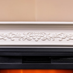 Cheminée électrique - Torino - 1800 W avec effet flamme réaliste, chauffage 17 à 27 °C - Bluetooth Wi-Fi - DLC Home