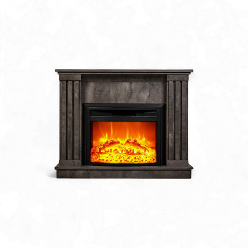 Cheminée électrique - Irony - Urban 1800 W avec effet flamme réaliste, chauffage 17 à 27 °C - Bluetooth Wi-Fi - DLC Home