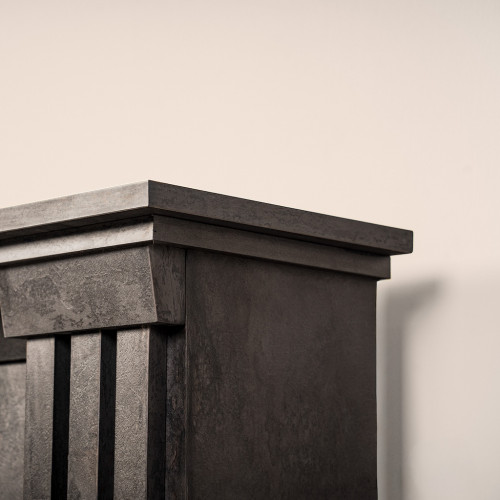 Cheminée électrique - Irony - Urban 1800 W avec effet flamme réaliste, chauffage 17 à 27 °C - Bluetooth Wi-Fi - DLC Home