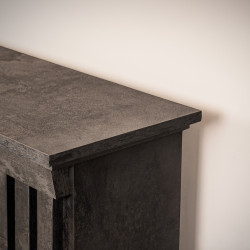 Cheminée électrique - Irony - Urban 1800 W avec effet flamme réaliste, chauffage 17 à 27 °C - Bluetooth Wi-Fi - DLC Home