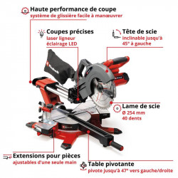 Scie à onglet radiale sans fil TE-SM 36/254 L Li-Solo RECONDITIONNE - EINHELL 