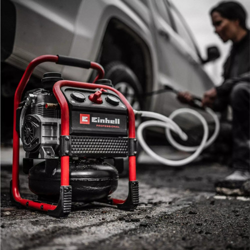 Compresseur sans fil SILENZZO 18/160 - 18V - 160L/min - 8 bar - cuve 6L - 70dB - sans batterie RECONDITIONNE - EINHELL 