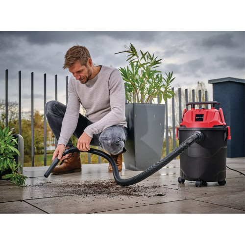 Aspirateur eau/poussière TC-VC 1820 - 1250W - cuve plastique 20L - soufflerie - accessoires inclus RECONDITIONNE - EINHELL 