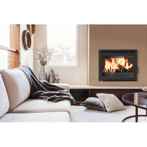 Insert à bois - Clovis 800 – 9,5 kW - jusqu'à 200 m² - fonte - Supra