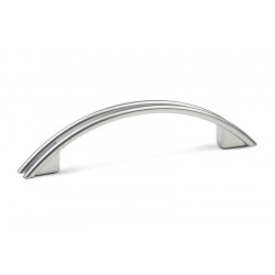 Poignée de meuble Fiona 96 chrome mat + vis de marque Sans marque, référence: B9365000