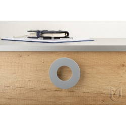 Poignée de meuble Large 64 rose - Sans marque