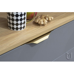 Poignée de meuble Lori 160/200 imitation inox - Sans marque