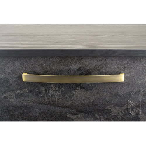 Poignée de meuble Luca 128 chrome mat + vis - Sans marque