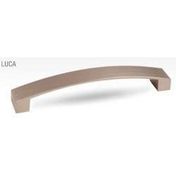Poignée de meuble Luca 128 imitation inox + vis de marque Sans marque, référence: B9370500