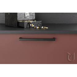 Poignée de meuble Marina 128 noir mat - Sans marque