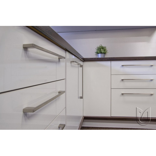 Poignée de meuble Nakana 192 chrome mat + vis - Sans marque