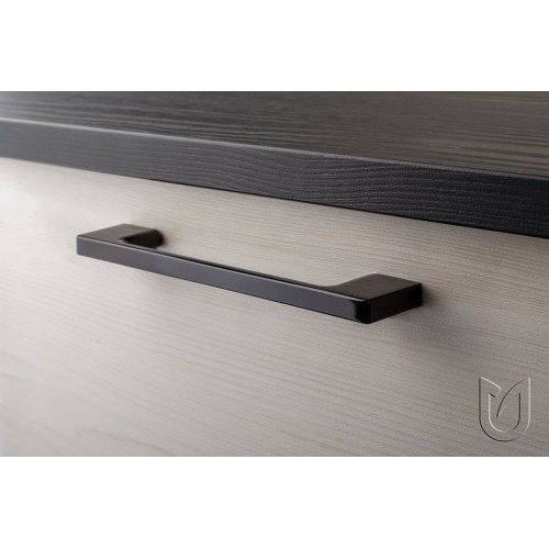 Poignée de meuble Nakana 192 noir brillant + vis - Sans marque