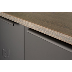 Poignée de meuble Nary 32/50 anthracite - Sans marque