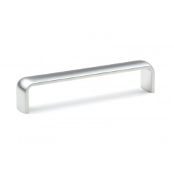 Poignée de meuble Oga 128 chrome mat + vis de marque Sans marque, référence: B9376500