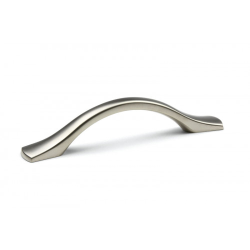 Poignée de meuble Palin 96 nickel mat + vis - Sans marque