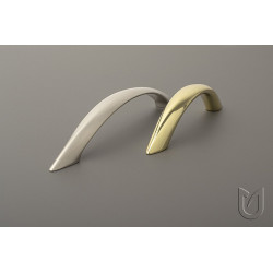 Poignée de meuble Piombina 128 chrome mat + vis - Sans marque