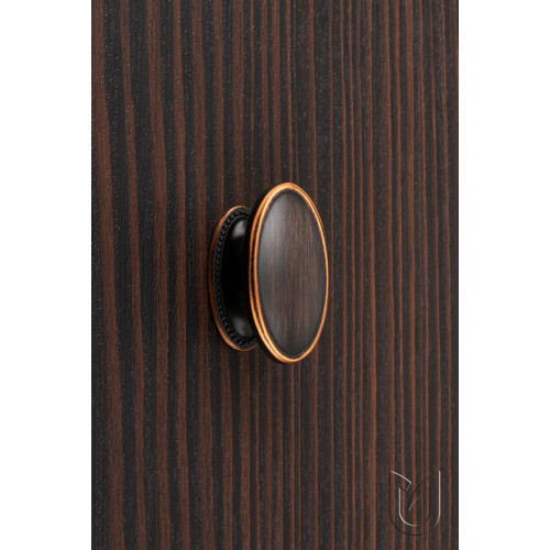 Poignée de meuble Tomo 96 vieux cuivre - Sans marque