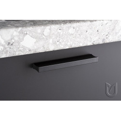 Poignée de meuble Wakano 96 aluminium anodisé + vis - Sans marque