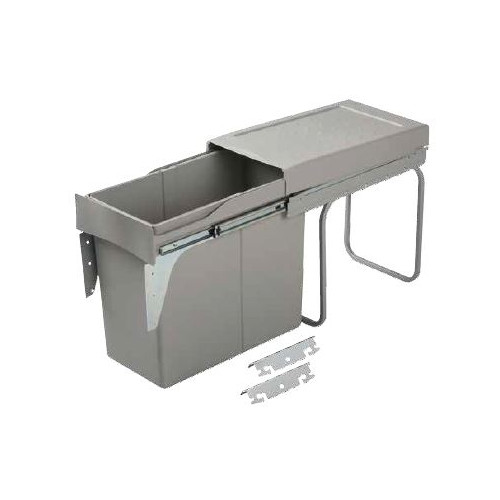 Trieur à déchets Linea 224DM pour porte 300mm 1x30l - Sans marque