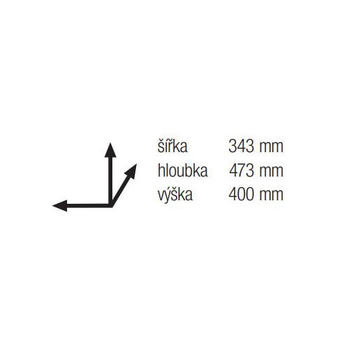 Trieur à déchets Linea 290DM pour porte 400mm 2x21l - Sans marque