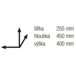 Trieur à déchets Linea 222 300mm 2x14l - Sans marque