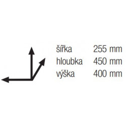 Trieur à déchets Linea 222DM pour porte 300mm 2x14l - Sans marque