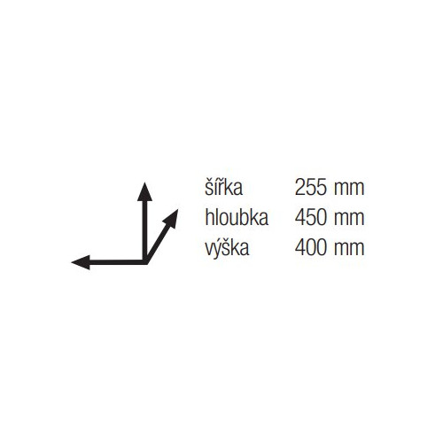 Trieur à déchets Linea 222DM pour porte 300mm 2x14l - Sans marque