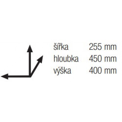 Trieur à déchets Linea 224 300mm 1x30l - Sans marque