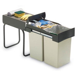 Trieur à déchets Linea 227 300mm 2x14l de marque Sans marque, référence: B9390400