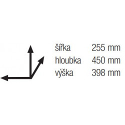 Trieur à déchets Linea 227 300mm 2x14l - Sans marque